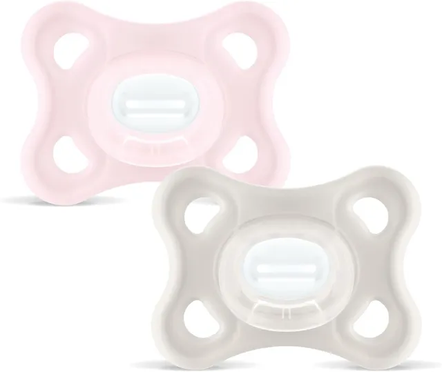 mam-comfort-succhietto-3-12-mesi-set-da-2-ciuccio-monopezzo-in-100-silicone-skin image 1