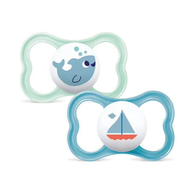 mam-air-succhietto-16-mesi-set-da-2-tettarella-silicone-skinsoft-per-pelli-sensi image 1
