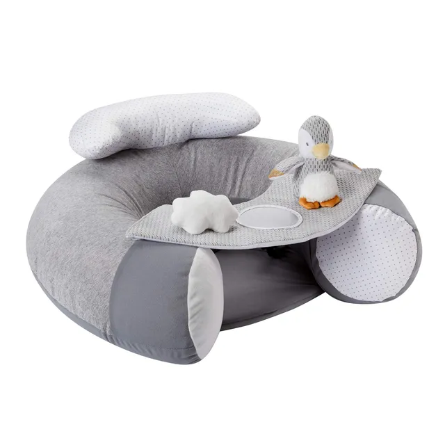 nuby-little-penguin-seggiolino-educativo-sit-me-up-gonfiabile-con-giocattoli-e-v image 1