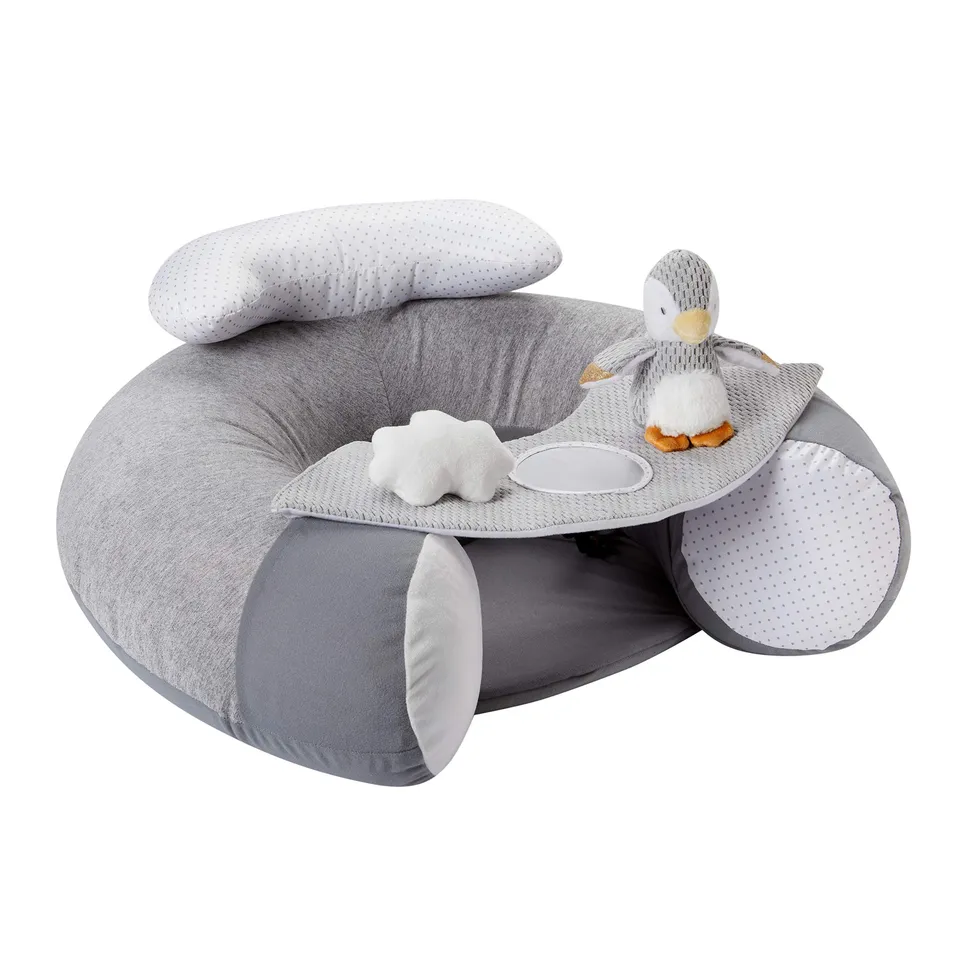 nuby-little-penguin-seggiolino-educativo-sit-me-up-gonfiabile-con-giocattoli-e-v image 1