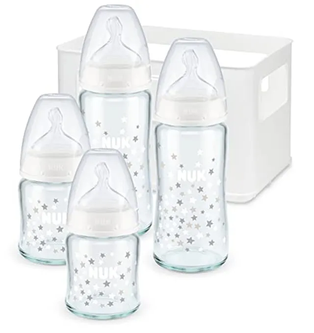 nuk-first-choice-biberon-di-vetro-starter-set-0-6-mesi-4-biberon-con-controllo-t-2 image 1