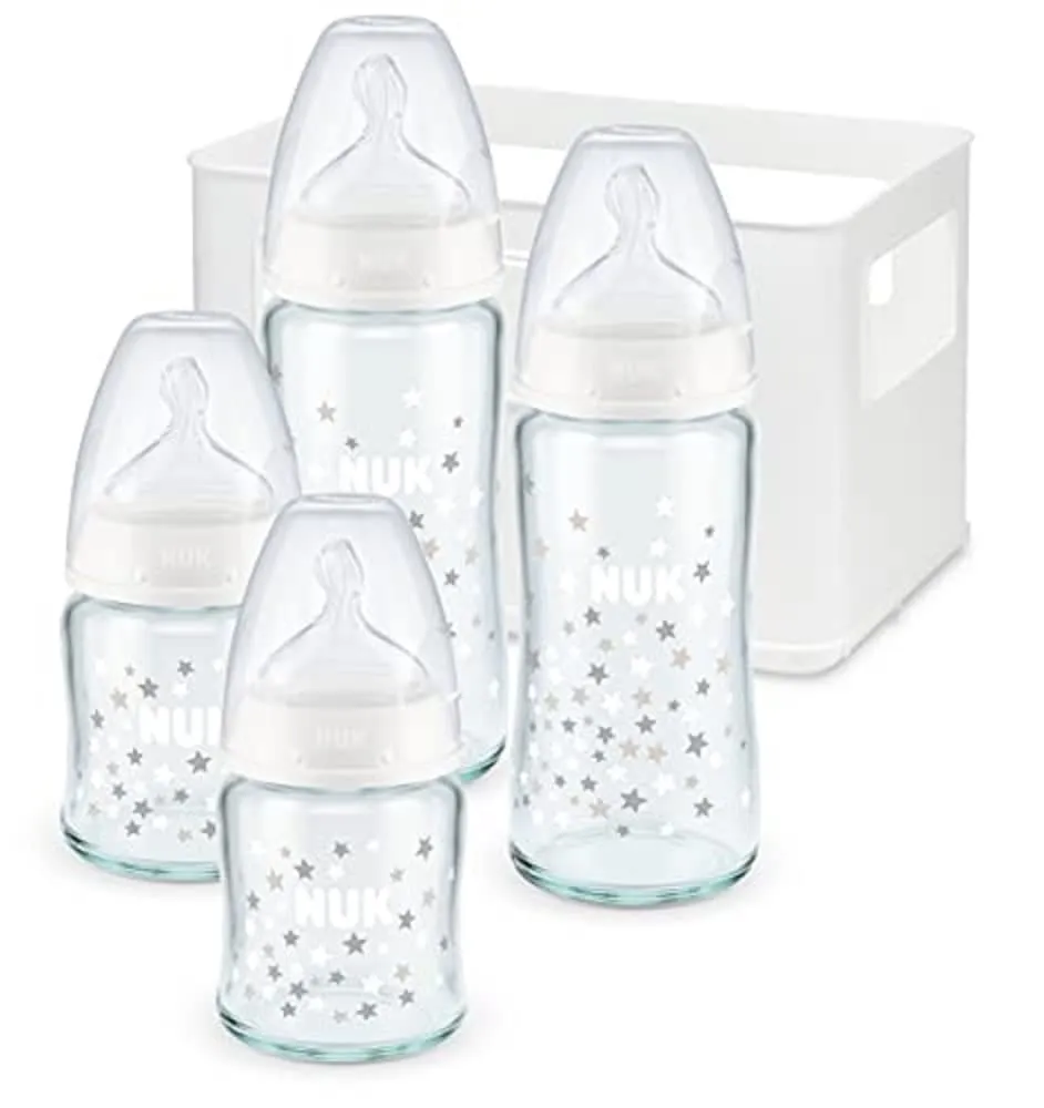 nuk-first-choice-biberon-di-vetro-starter-set-0-6-mesi-4-biberon-con-controllo-t-2 image 1