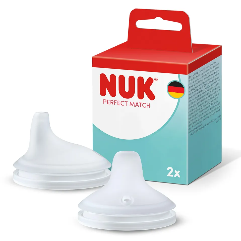 nuk-perfect-match-beccucci-antigoccia-in-silicone-per-biberon-learner-6-mesi-con image 1