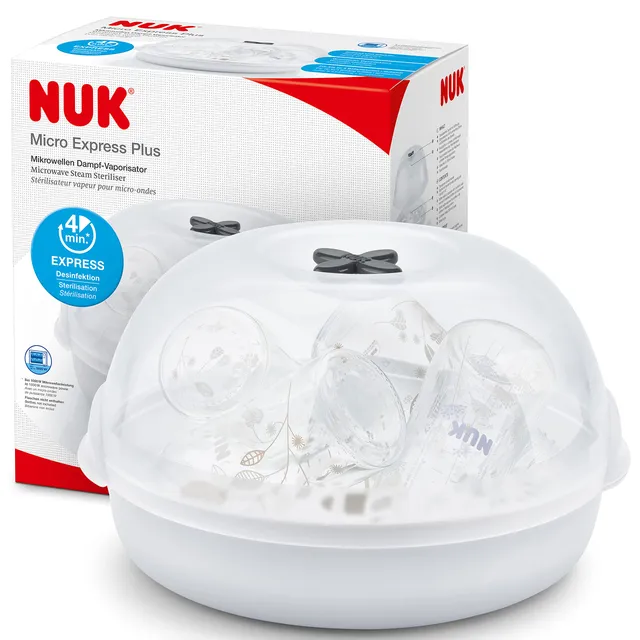 nuk-micro-express-plus-sterilizzatore-biberon-per-microonde-fino-a-4-biberon-in- image 1