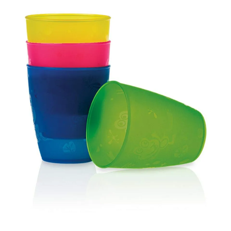 nuby-tazza-aperta-300-ml-per-bambini-plastica-resistente-con-disegni-1-pezzo image 1