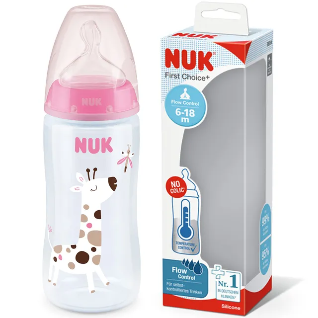 nuk-first-choice-biberon-300-ml-6-18-mesi-controllo-temperatura-e-flow-control-t image 1