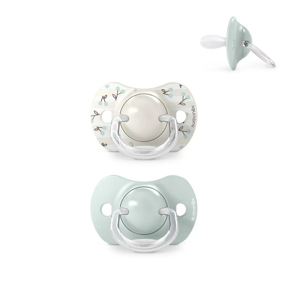 suavinex-sx-pro-birdies-confezione-2-ciucci-neonati-0-6-mesi-tettarella-in-silic image 1