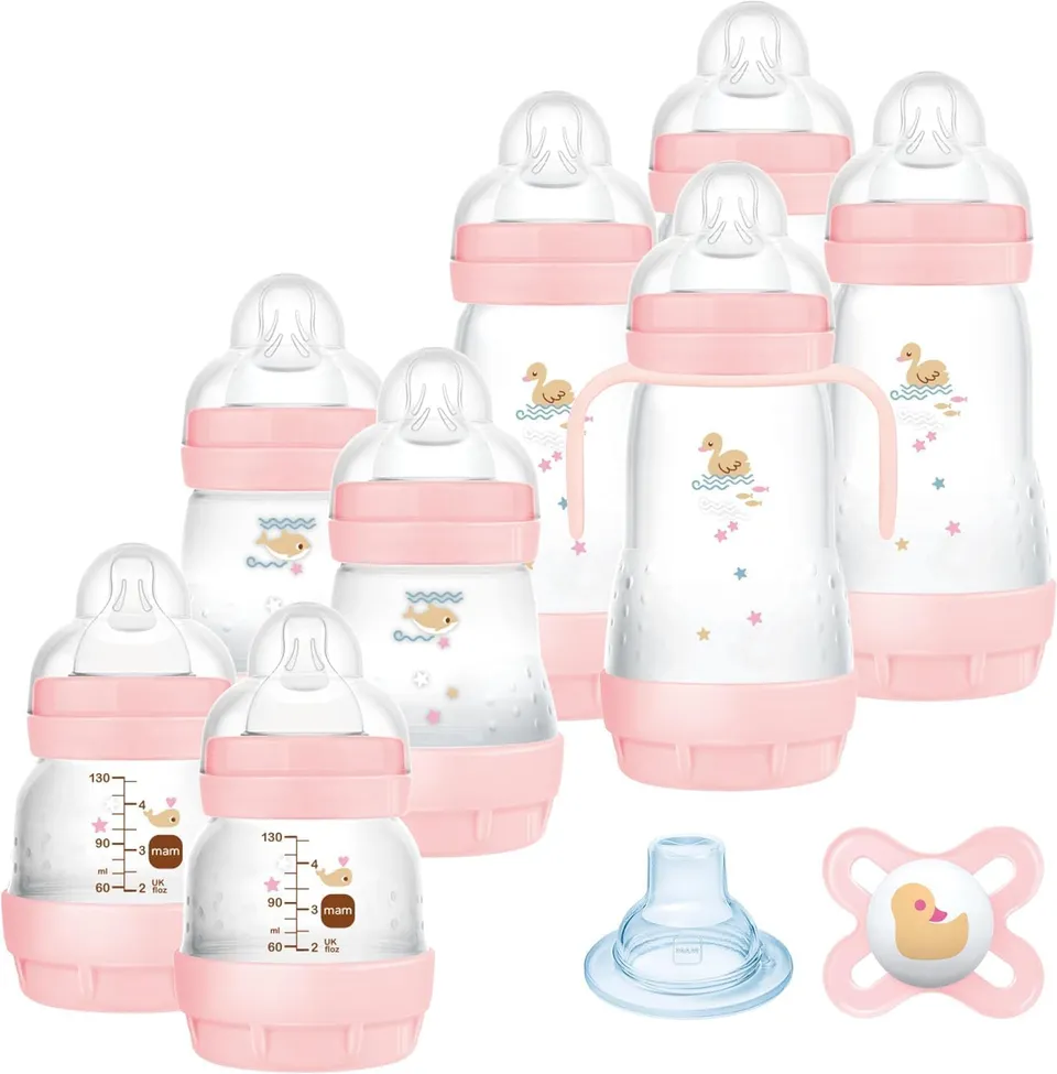 mam-set-biberon-easy-start-neonato-8-pezzi-anticolica-130-260-ml-con-ciuccio-ori image 1