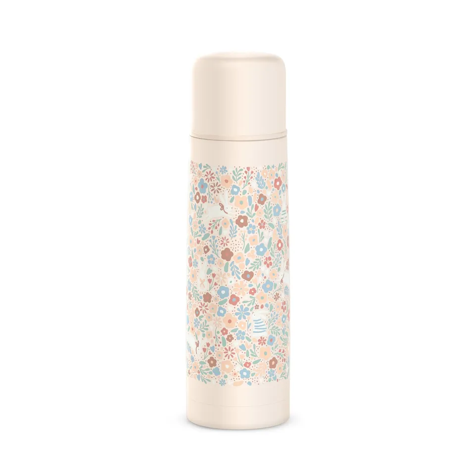 suavinex-thermos-liquido-per-neonato-500-ml-in-acciaio-inox-fiori-chiusura-ermet image 1