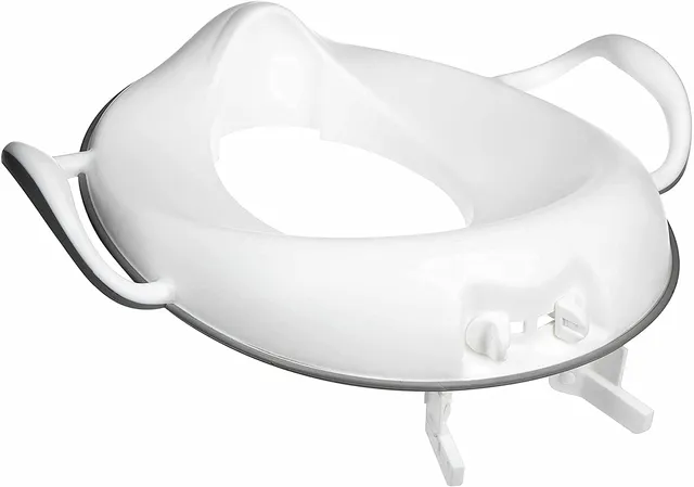 dr-talbot-s-by-nuby-riduttore-wc-per-bambini-con-paraspruzzi-e-maniglie-easy-gri image 1