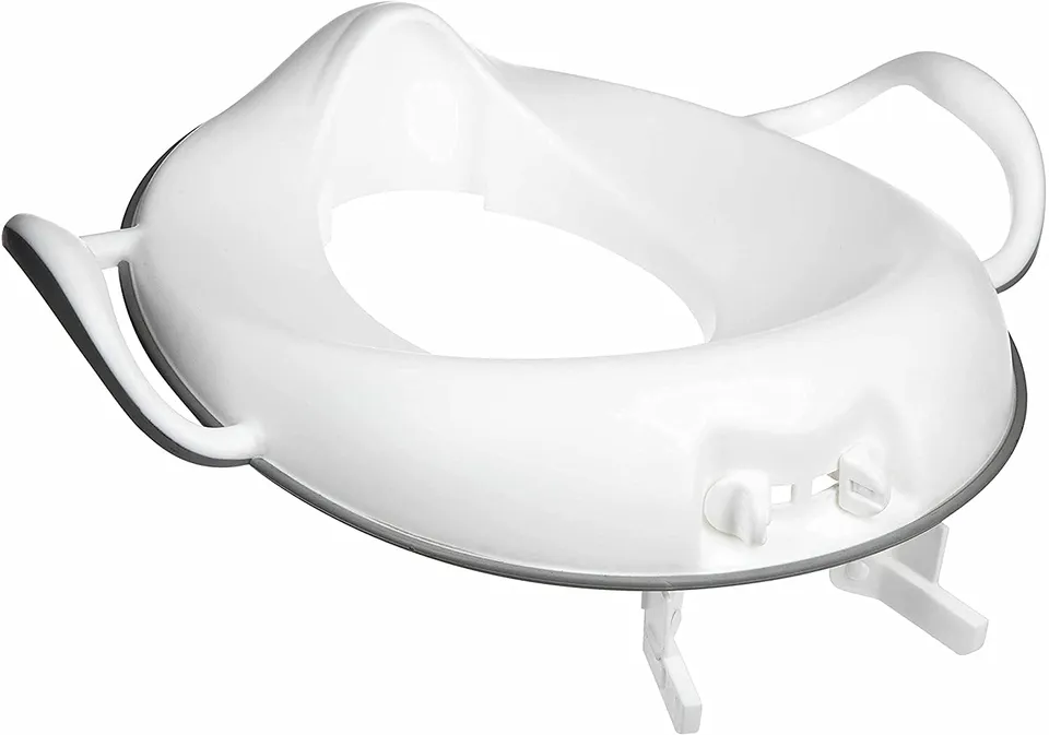 dr-talbot-s-by-nuby-riduttore-wc-per-bambini-con-paraspruzzi-e-maniglie-easy-gri image 1
