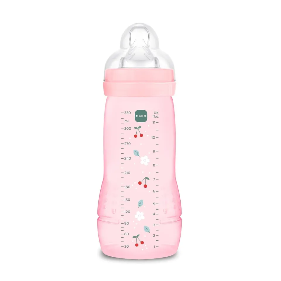 mam-easy-active-baby-bottle-330-ml-biberon-ergonomico-anti-goccia-con-tettarella image 1
