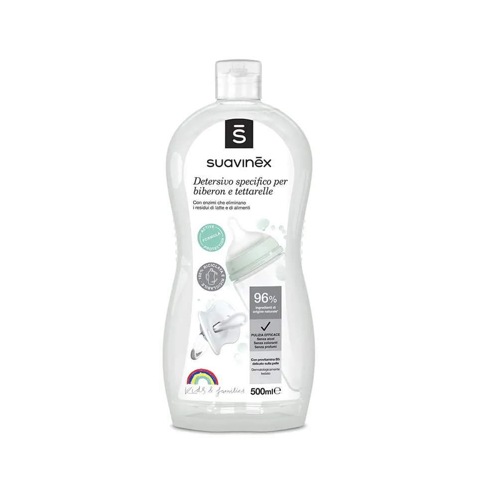 suavinex-detersivo-specifico-per-biberon-e-tettarelle-con-enzimi-naturali-500-ml image 1