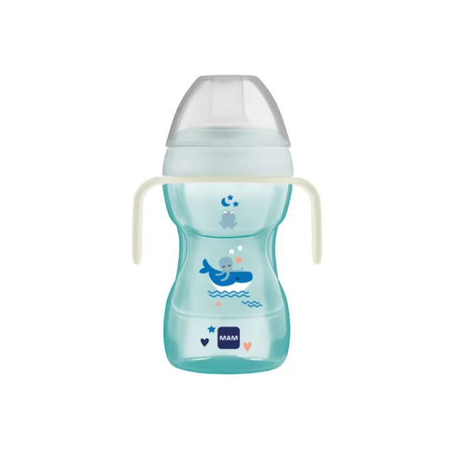mam-fun-to-drink-cup-tazza-bambini-270-ml-borraccia-8-mesi-con-beccuccio-extra-m image 1