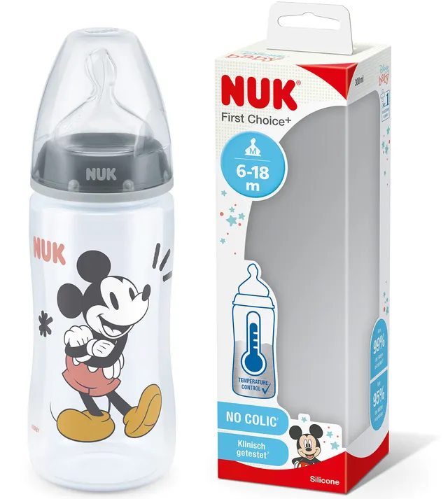 nuk-first-choice-biberon-300-ml-6-18-mesi-tettarella-ortodontica-in-silicone-con image 1