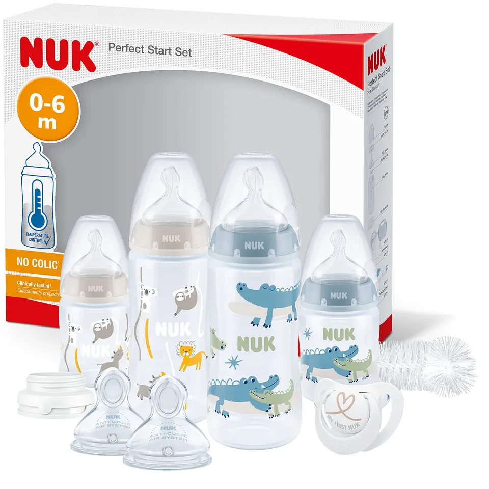 nuk-perfect-start-first-choice-set-biberon-10-pezzi-0-18-mesi-4-biberon-150-300- image 1