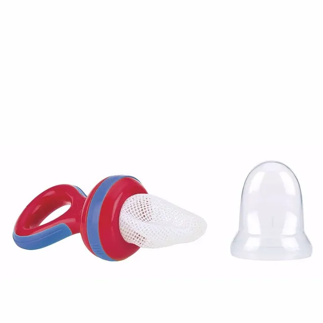 nuby-nibbler-midi-retina-svezzamento-con-cappuccio-igienico-rosso-6m-180-x-130-m image 1
