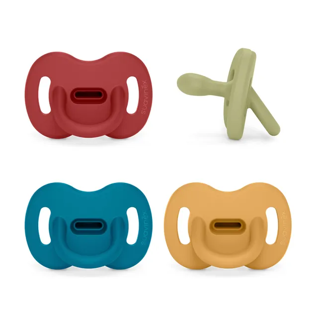 suavinex-ciucci-tutti-in-silicone-0-6-mesi-set-da-4-tettarella-simmetrica-sx-pro image 1