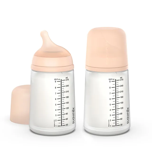 suavinex-zero-zero-confezione-2-biberon-anticolica-270-ml-con-tettarella-flusso- image 1
