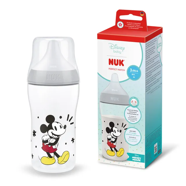 nuk-perfect-match-biberon-anti-colica-260-ml-3-mesi-pp-con-indicatore-di-tempera image 1