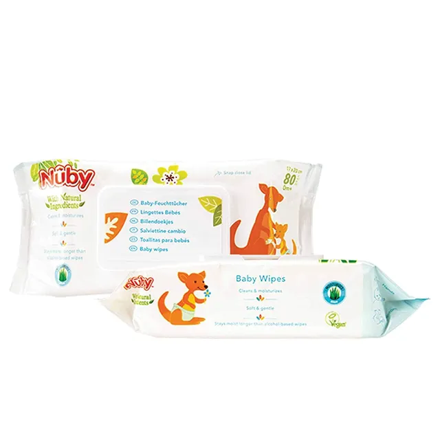 nuby-citroganix-all-natural-salviettine-neonato-0-mesi-2-confezioni-da-80-160-pe image 1
