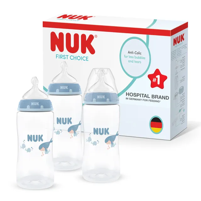 nuk-first-choice-biberon-anticolica-300-ml-3-mesi-pp-con-indicatore-di-temperatu image 1