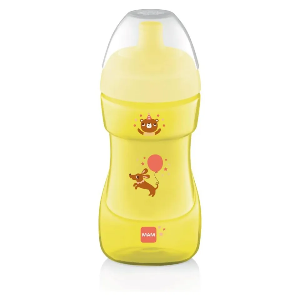 mam-sports-cup-tazza-bambini-330-ml-12-mesi-beccuccio-antigoccia-e-valvola-rimov image 1