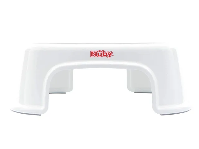 dr-talbot-s-nuby-sgabellino-rialzo-per-bambini-con-base-antiscivolo-bianco-grigi image 1