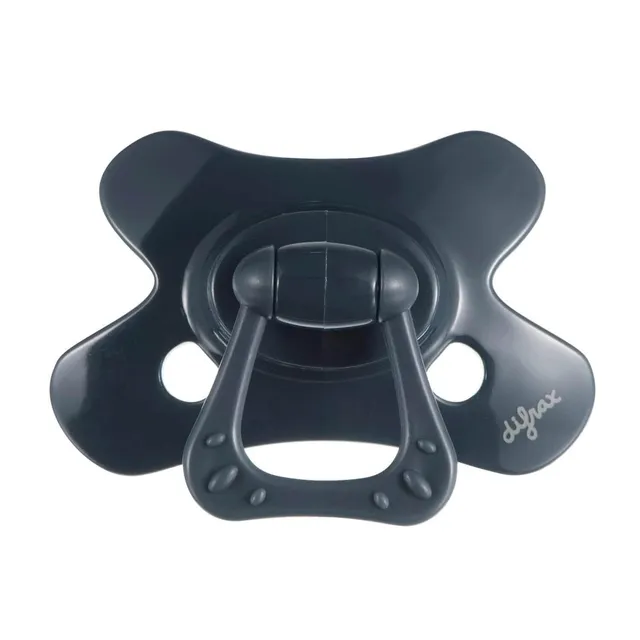difrax-natural-pure-fopspeen-18-maanden-ciuccio-in-silicone-con-scudo-a-farfalla image 1