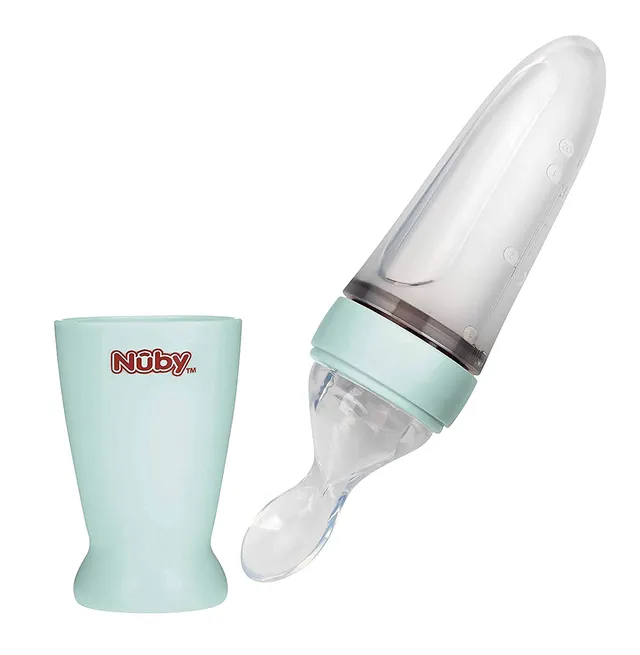 n-by-cucchiaio-da-pasta-in-silicone-100-spreme-pur-con-tappo-protettivo-verde-se image 1