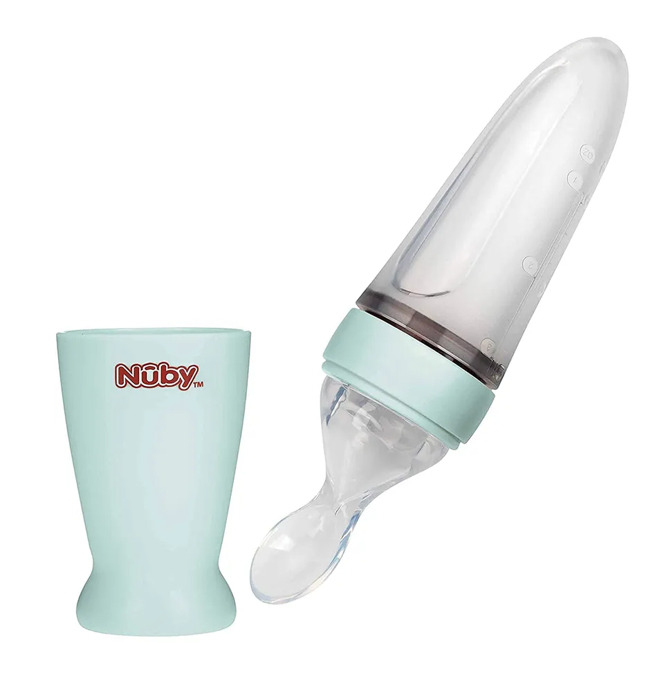 n-by-cucchiaio-da-pasta-in-silicone-100-spreme-pur-con-tappo-protettivo-verde-se image 1