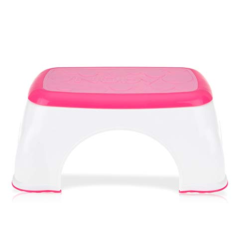 nuby-sgabello-step-up-antiscivolo-rosa-per-bagno-e-lavandino image 8