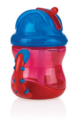 n-by-flip-it-tazza-con-cannuccia-in-silicone-antigoccia-e-maniglie-240-ml-12-mes image 2