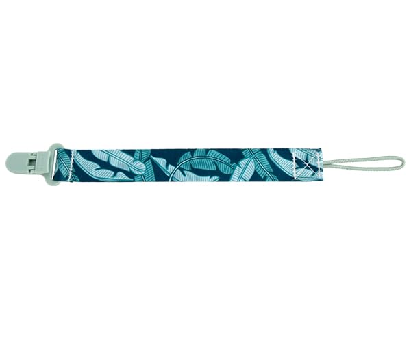 nuby-porta-ciuccio-in-tessuto-con-clip-in-plastica-per-ciucci-con-anello-blu image 1