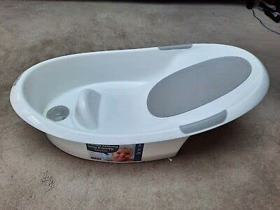 nuby-vasca-da-bagno-baby-con-sedile-integrato-e-poggiatesta-morbido-base-antisci image 3