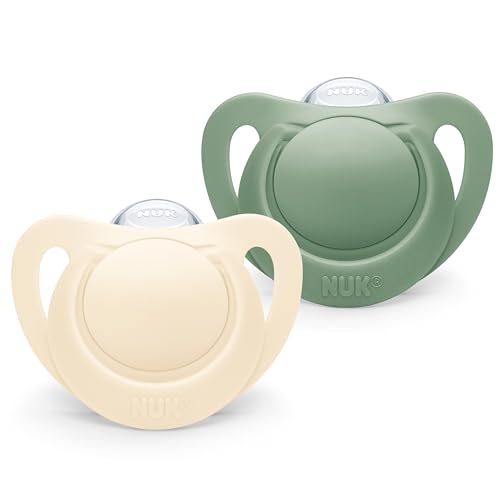 nuk-for-nature-ciuccio-in-silicone-sostenibile-6-18-mesi-verde-2-pezzi-senza-bpa image 7