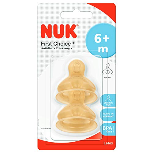 nuk-first-choice-tettarella-per-biberon-in-lattice-6-18-mesi-foro-largo-anti-col image 7