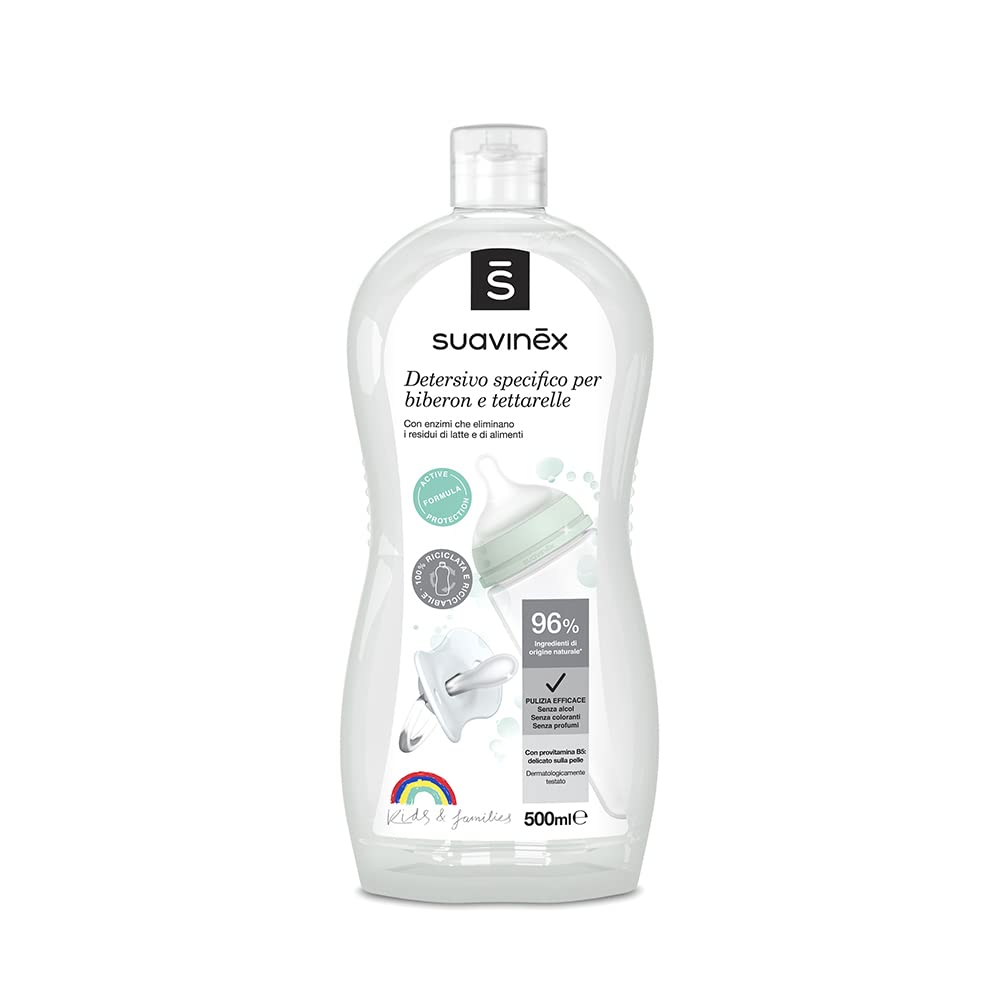 suavinex-detersivo-specifico-per-biberon-e-tettarelle-con-enzimi-naturali-500-ml image 1