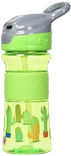 nuby-nv0414021blue-flip-it-borraccia-tritan-360-ml-con-beccuccio-in-silicone-mor image 4