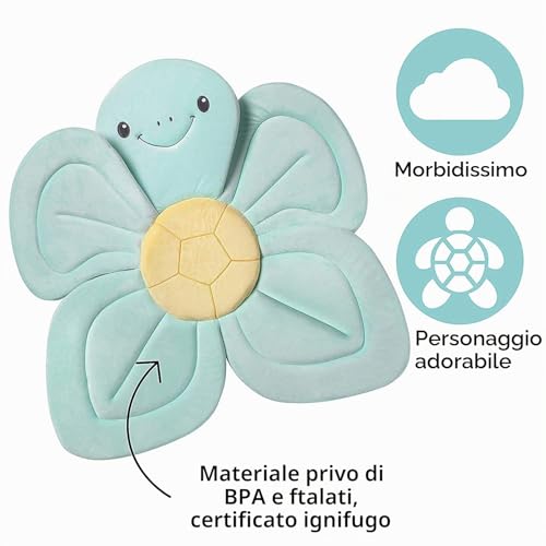 nuby-cuscino-da-bagno-tartaruga-morbido-supporto-bagnetto-per-vasca-o-lavandino- image 8