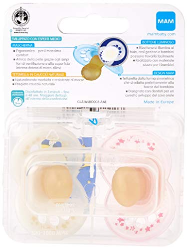 mam-original-night-ciucci-luminosi-6-mesi-set-da-2-succhietti-con-tettarella-sim image 8
