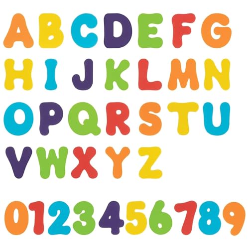 nuby-lettere-e-numeri-in-schiuma-per-il-bagno-36-pezzi-multicolori-aderenti-alle image 7