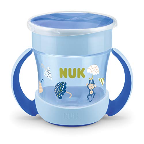 nuk-mini-magic-cup-160-ml-bicchiere-salvagoccia-a-bordo-360-blu image 6