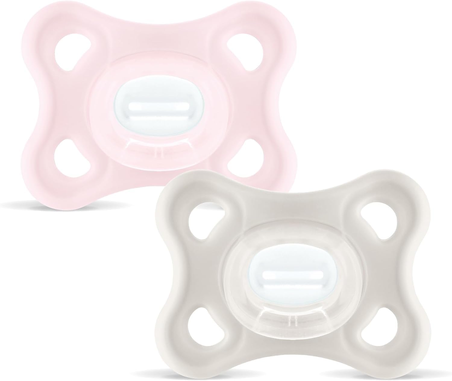 mam-comfort-succhietto-3-12-mesi-set-da-2-ciuccio-monopezzo-in-100-silicone-skin image 1