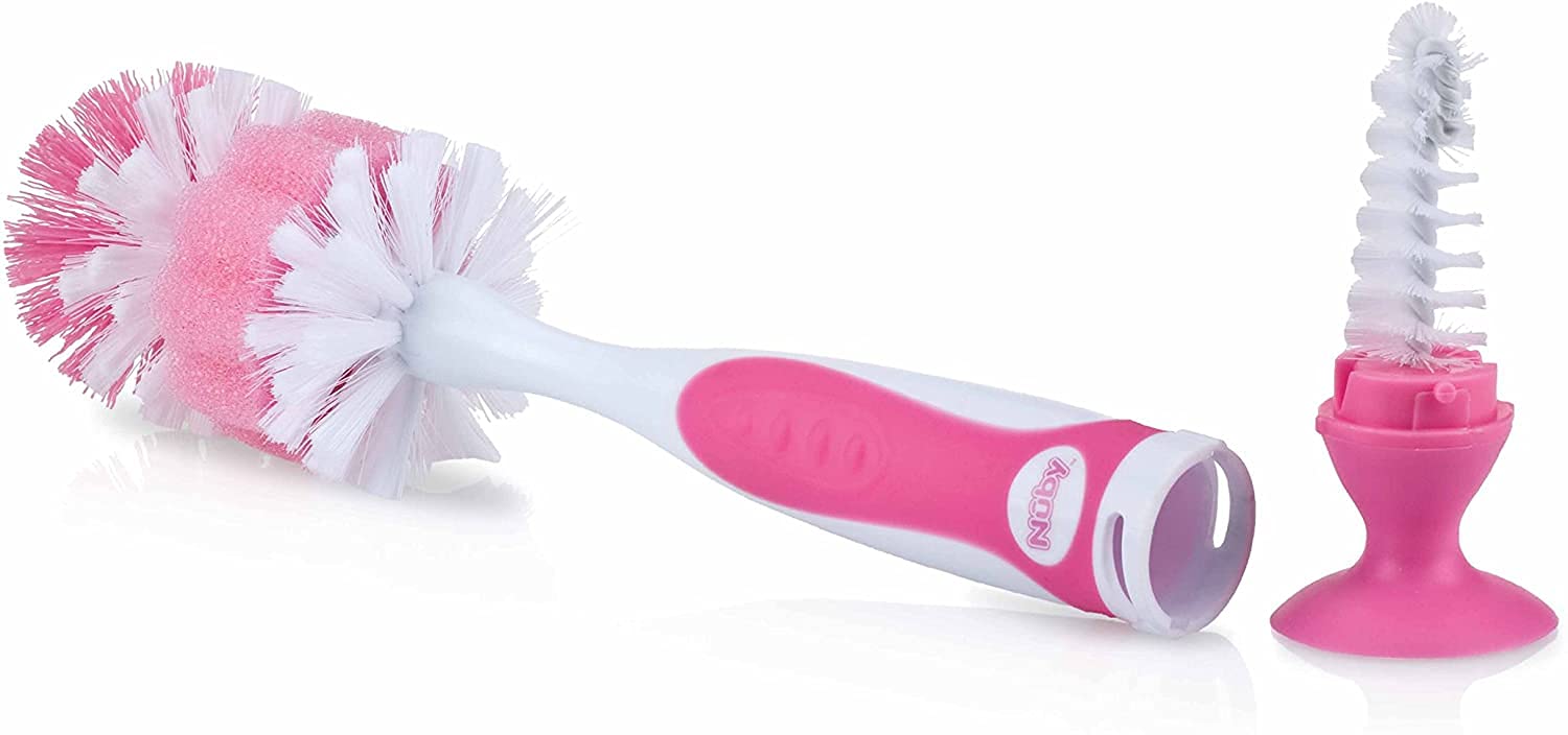 nuby-5524-scovolino-2-in-1-per-biberon-tettarelle-e-succhietti-con-ventosa-e-pen image 4