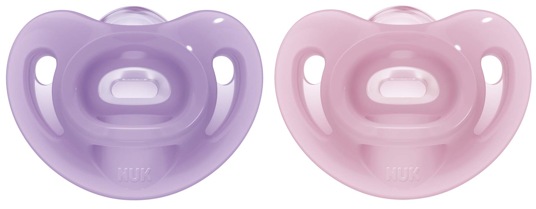 nuk-ciuccio-sensitive-100-silicone-morbido-scudo-a-forma-di-cuore-per-pelle-sens image 1