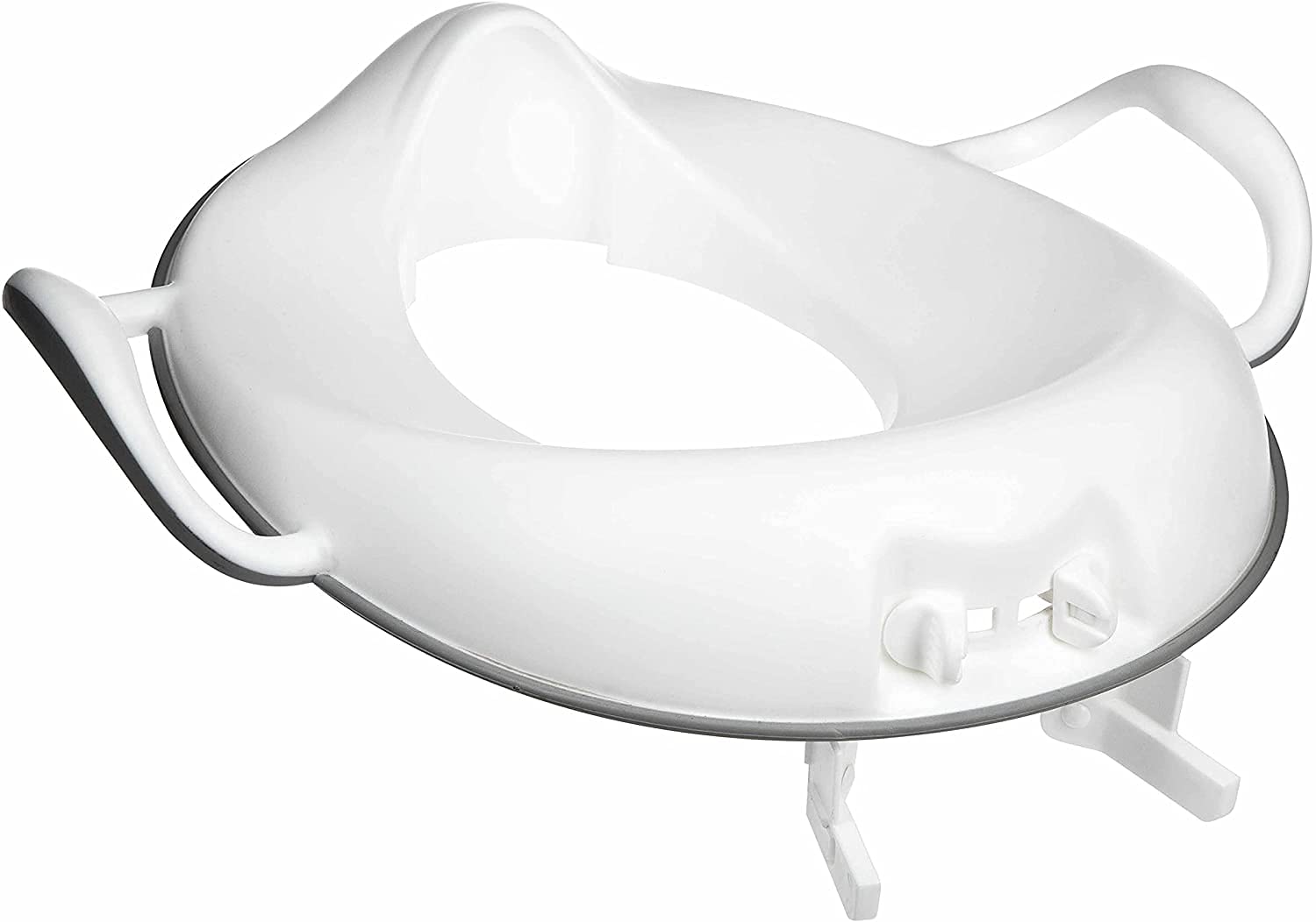 dr-talbot-s-by-nuby-riduttore-wc-per-bambini-con-paraspruzzi-e-maniglie-easy-gri image 1