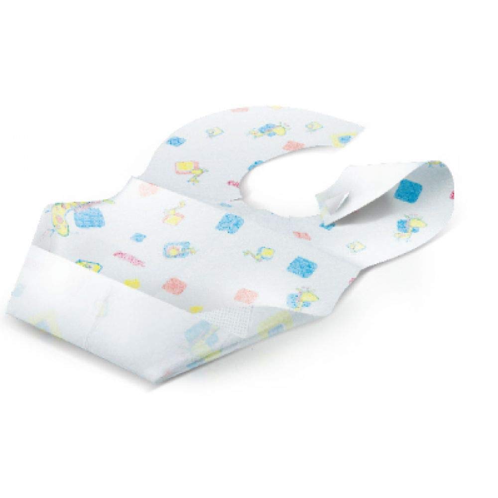nuby-bavaglini-monouso-con-canale-di-raccolta-e-strisce-adesive-confezione-da-10 image 2