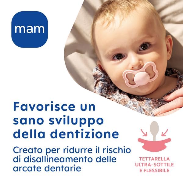 mam-night-ciuccio-luminoso-in-silicone-skinsoft-supreme-16-mesi-rosa-con-custodi image 7