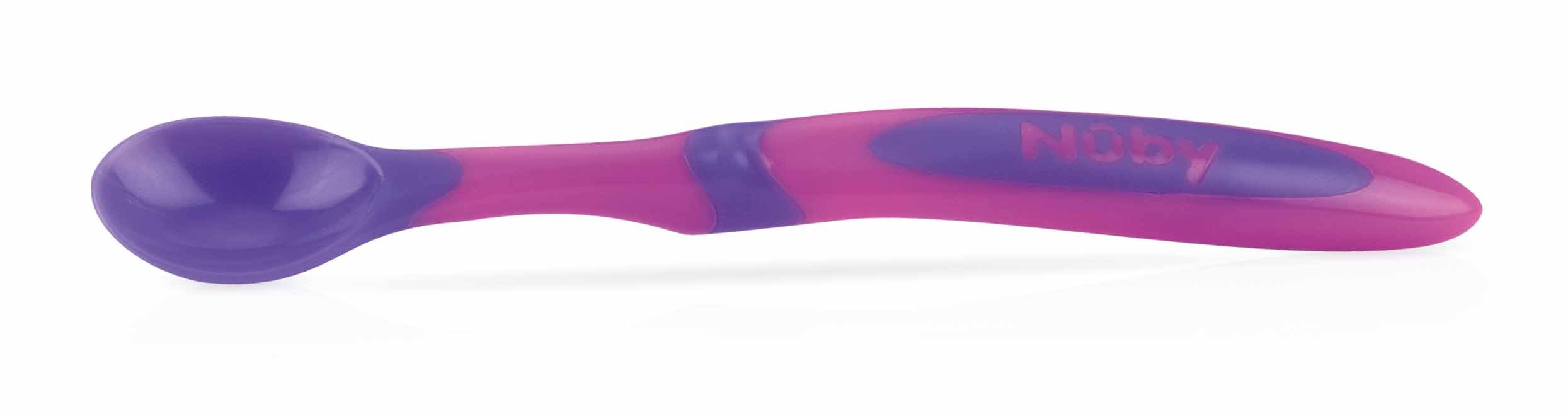 nuby-cucchiai-da-pappa-a-manico-lungo-easy-grip-set-da-4-dai-6-mesi image 4